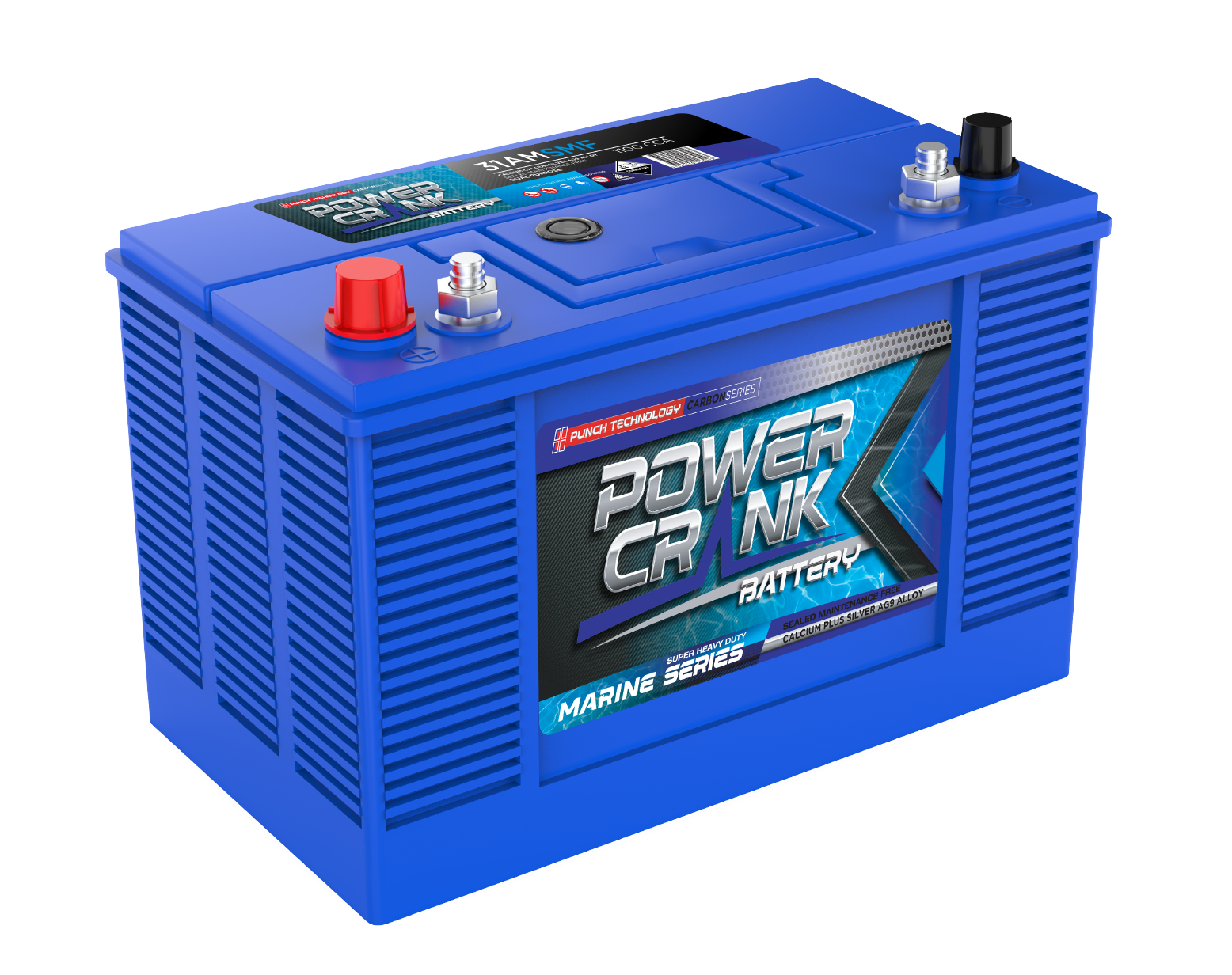 MARINE SERIES, STARTING / DEEP CYCLE BATTERY Power Crank Batteries