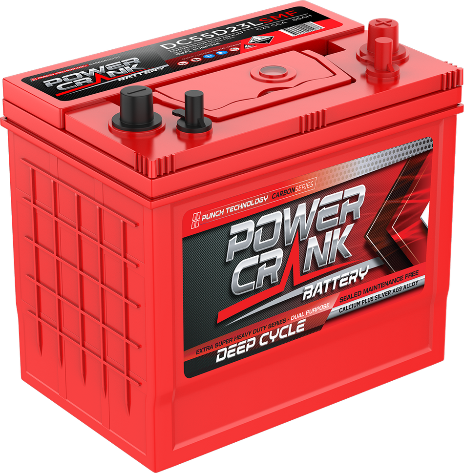 DC5523LSMF DEEP CYCLE SERIES, DUAL PURPOSE STARTING / DEEP CYCLE BATTERY
