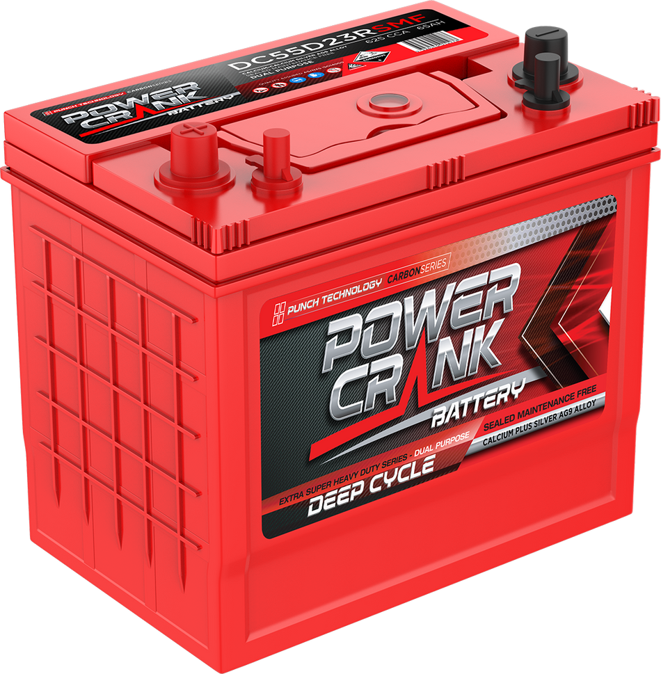 DC5523RSMF DEEP CYCLE SERIES, DUAL PURPOSE STARTING / DEEP CYCLE BATTERY