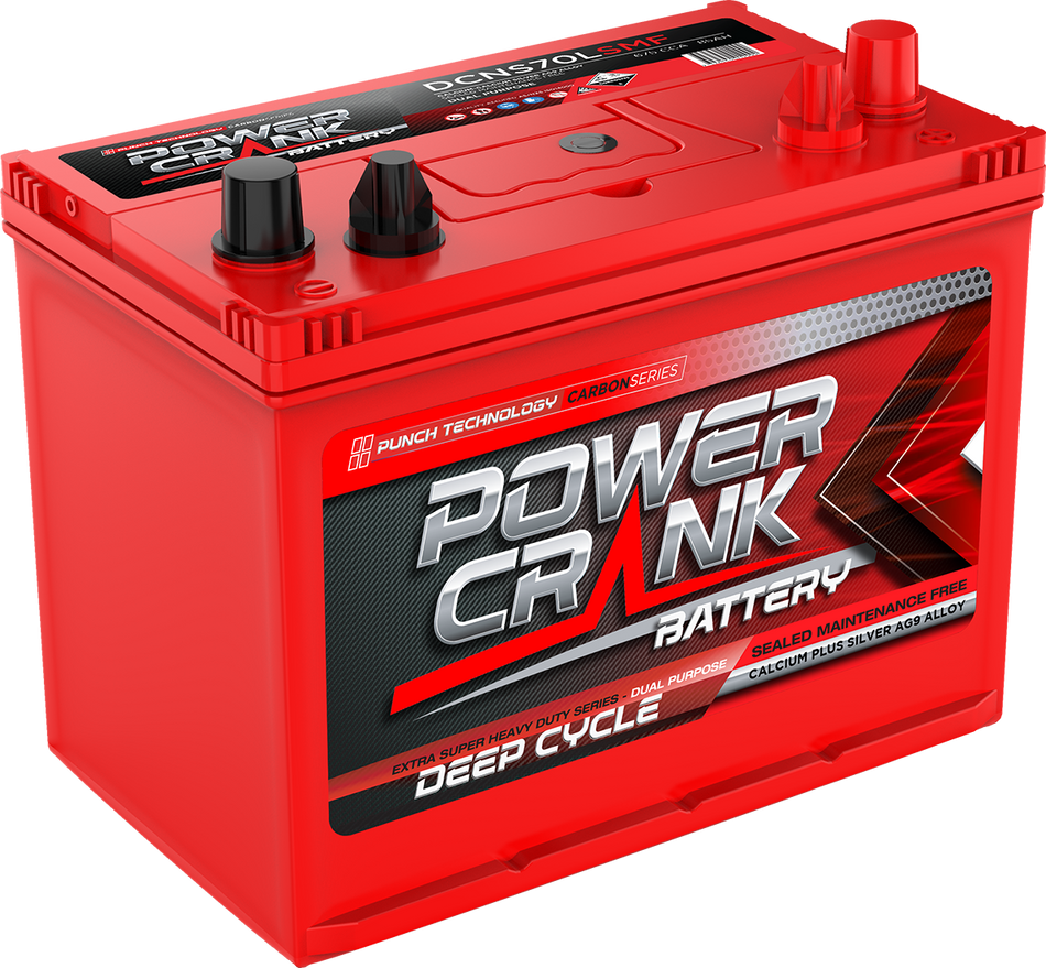 DCNS70LSMF DEEP CYCLE SERIES, DUAL PURPOSE STARTING / DEEP CYCLE BATTERY