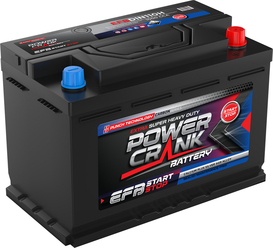 EFBDIN110H EFB SERIES ENHANCED FLOODED STOP START BATTERY