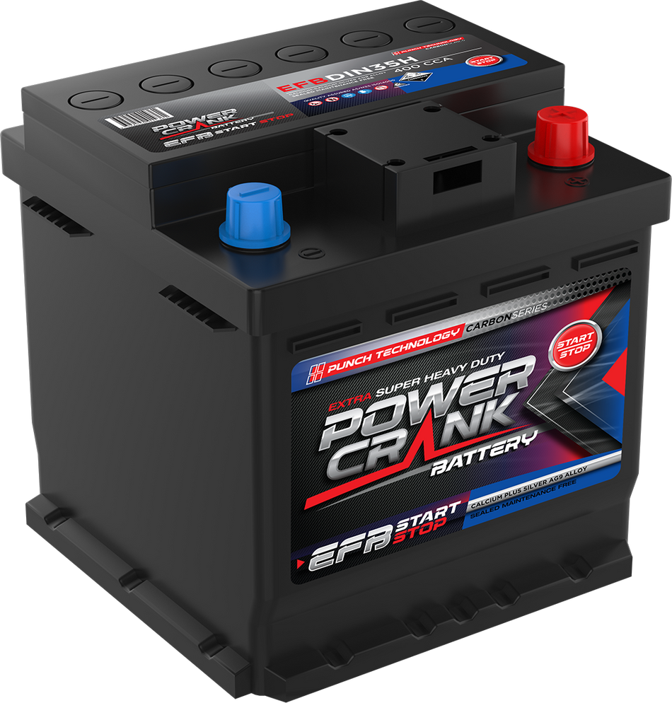 EFBDIN35H EFB SERIES ENHANCED FLOODED STOP START BATTERY