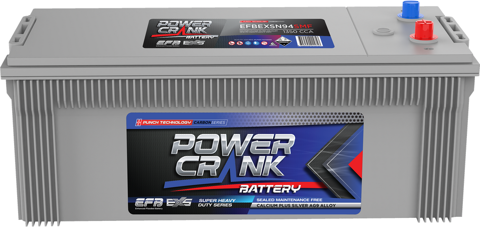 EFBEXSN94SMF  EXTREME SERIES TRUCK & HEAVY EQUIPMENT ENHANCED FLOODED STOP START BATTERY