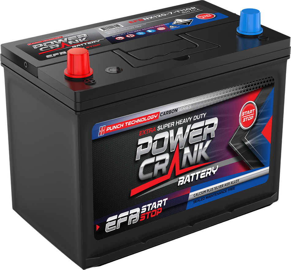 EFBNX120-7-T110R EFB SERIES ENHANCED FLOODED STOP START BATTERY