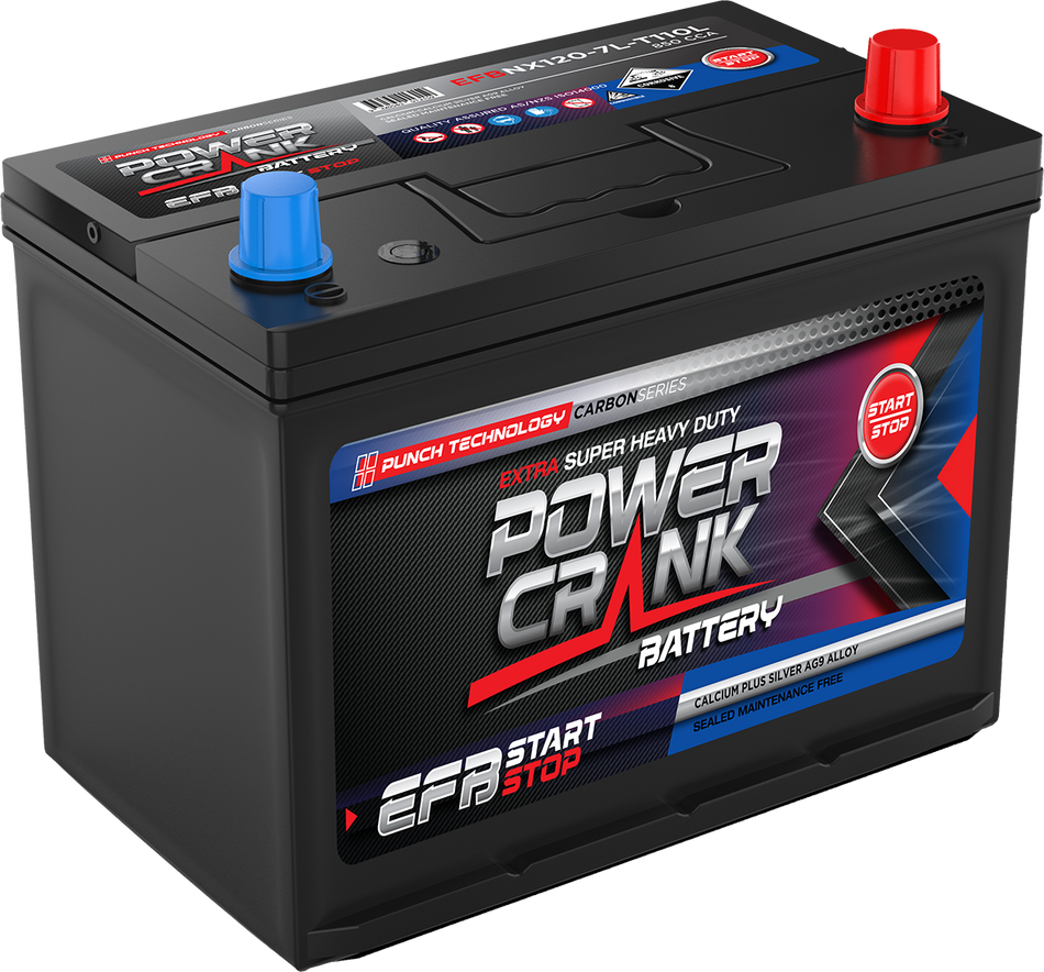 EFBNX120-7L-T110 EFB SERIES ENHANCED FLOODED STOP START BATTERY