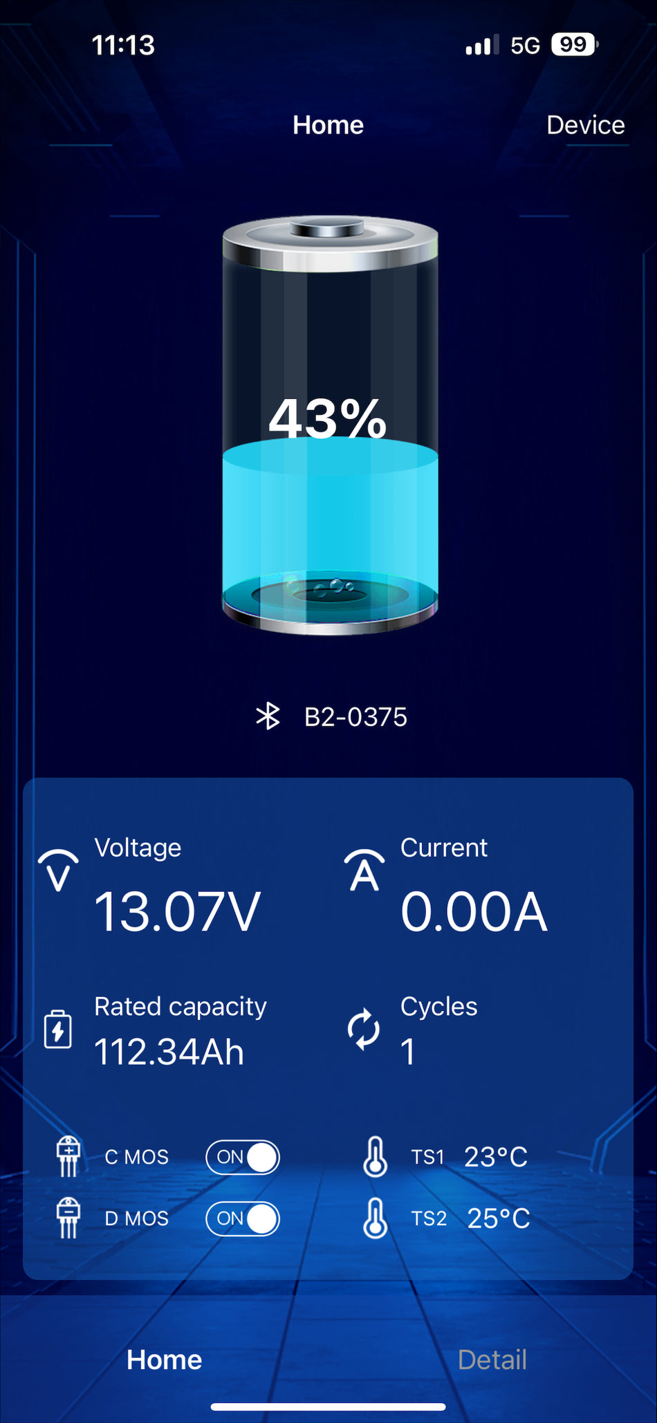 LFP12.8V200AH-BT POWER LITHIUM DEEP CYCLE BATTERY WITH BLUETOOTH