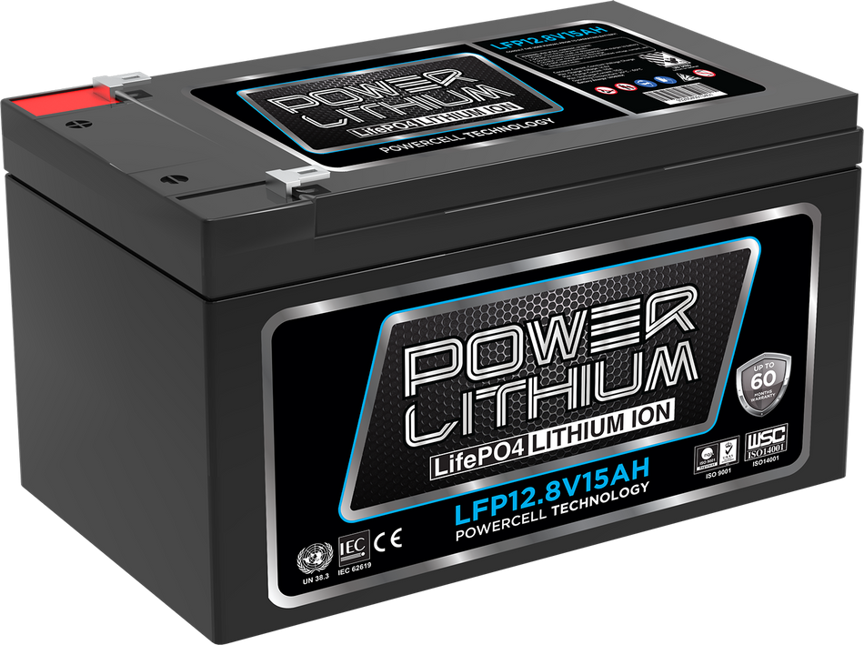 LFP12.8V15AH POWER LITHIUM DEEP CYCLE BATTERY