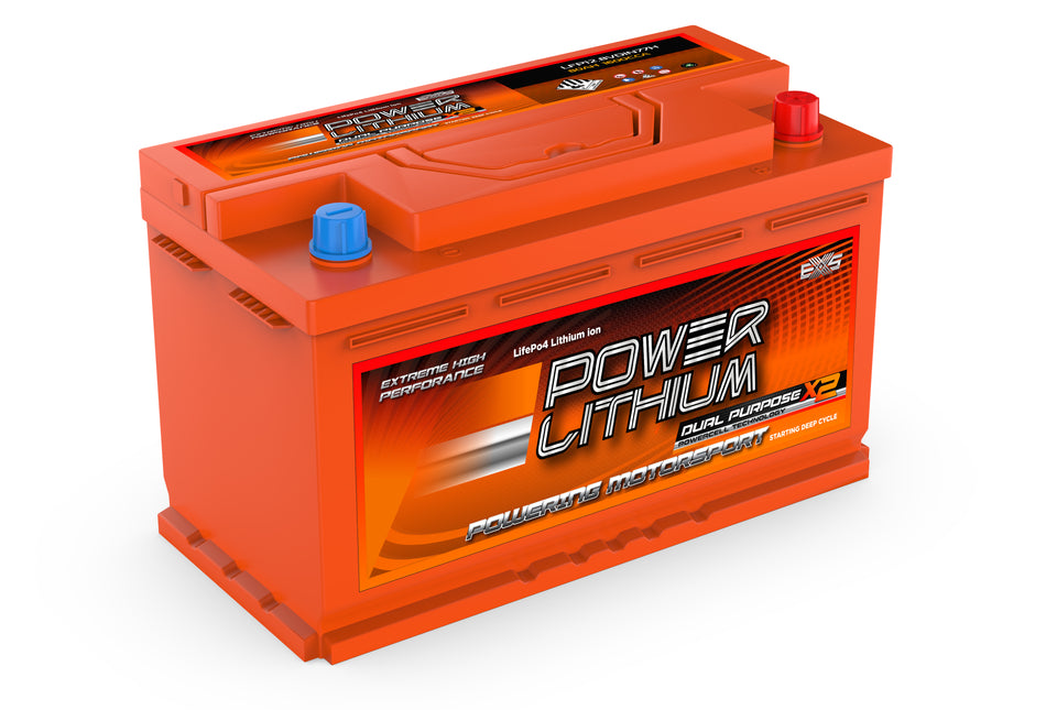 POWER LITHIUM DUAL PURPOSE 12.8V DIN77H STARTING BATTERY