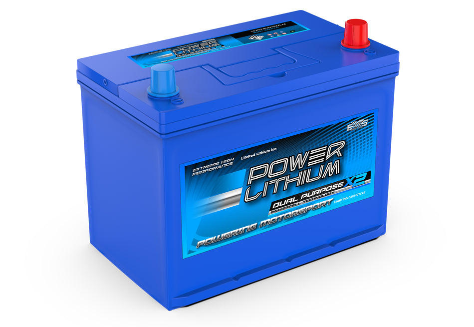 POWER LITHIUM MARINE DUAL PURPOSE 12.8V N70ZZLM STARTING BATTERY