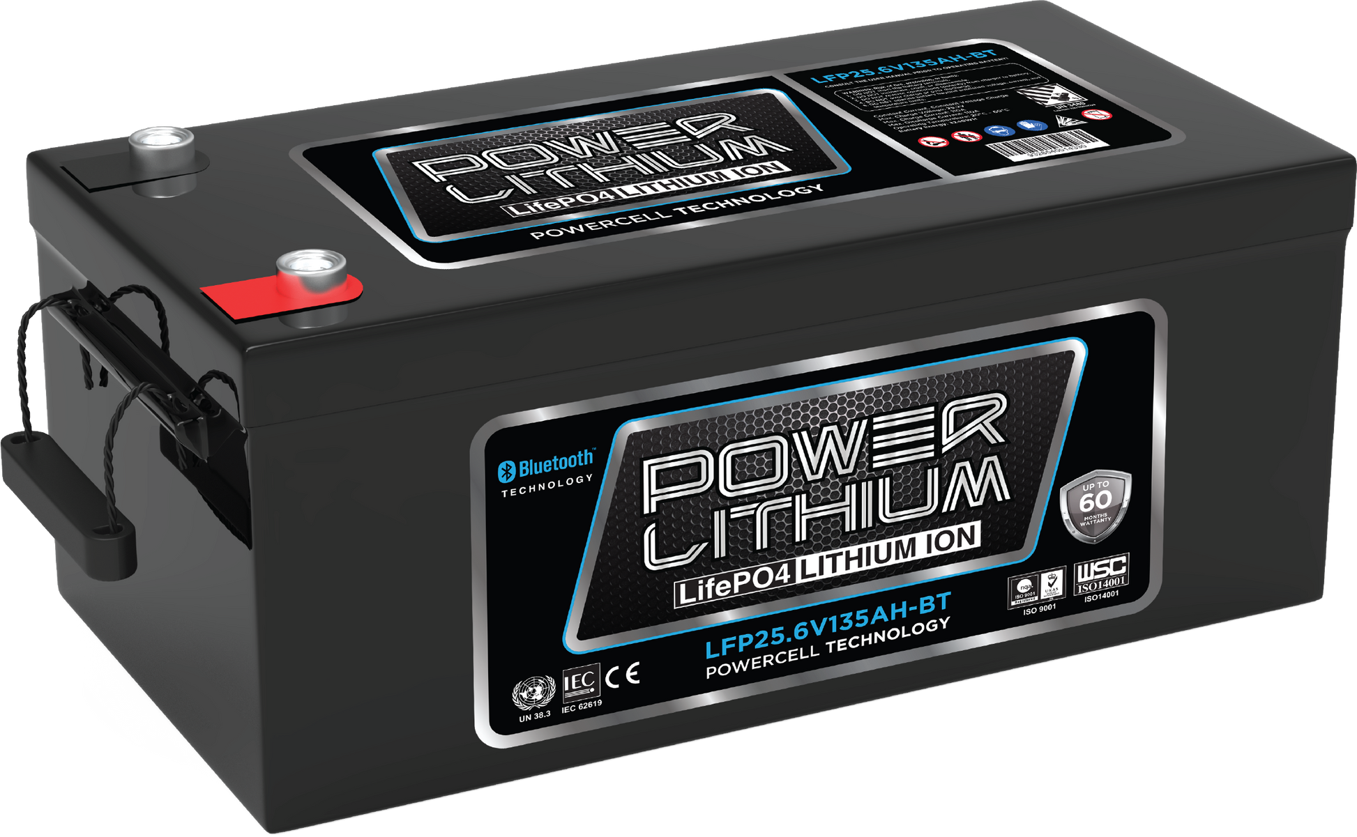 25.6V135AH LITHIUM BATTERY WITH BLUETOOTH – Power Crank Batteries