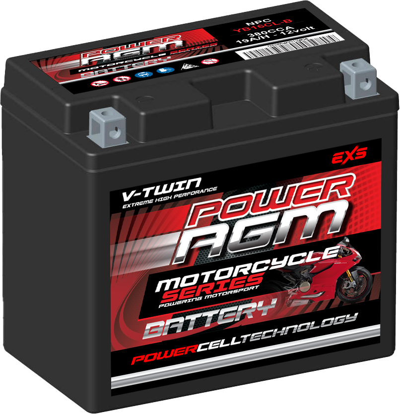 NPC-YB16CL-B POWER AGM FACTORY ACTIVATED SERIES MOTORCYCLE BATTERY