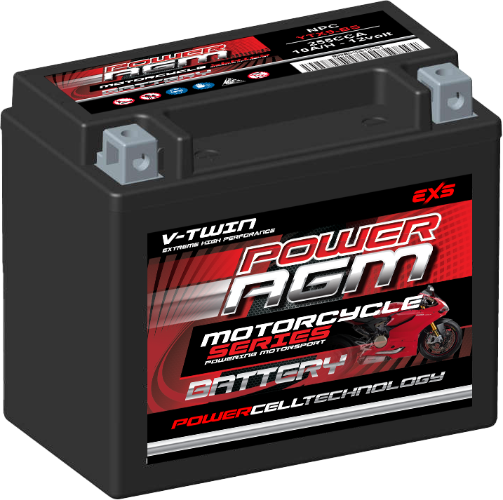 NPC-YTX9-BS POWER AGM FACTORY ACTIVATED SERIES MOTORCYCLE BATTERY