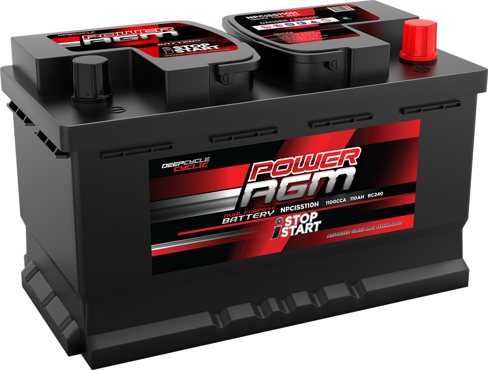 NPCISS110H AGM IDEL STOP START SERIES BATTERY