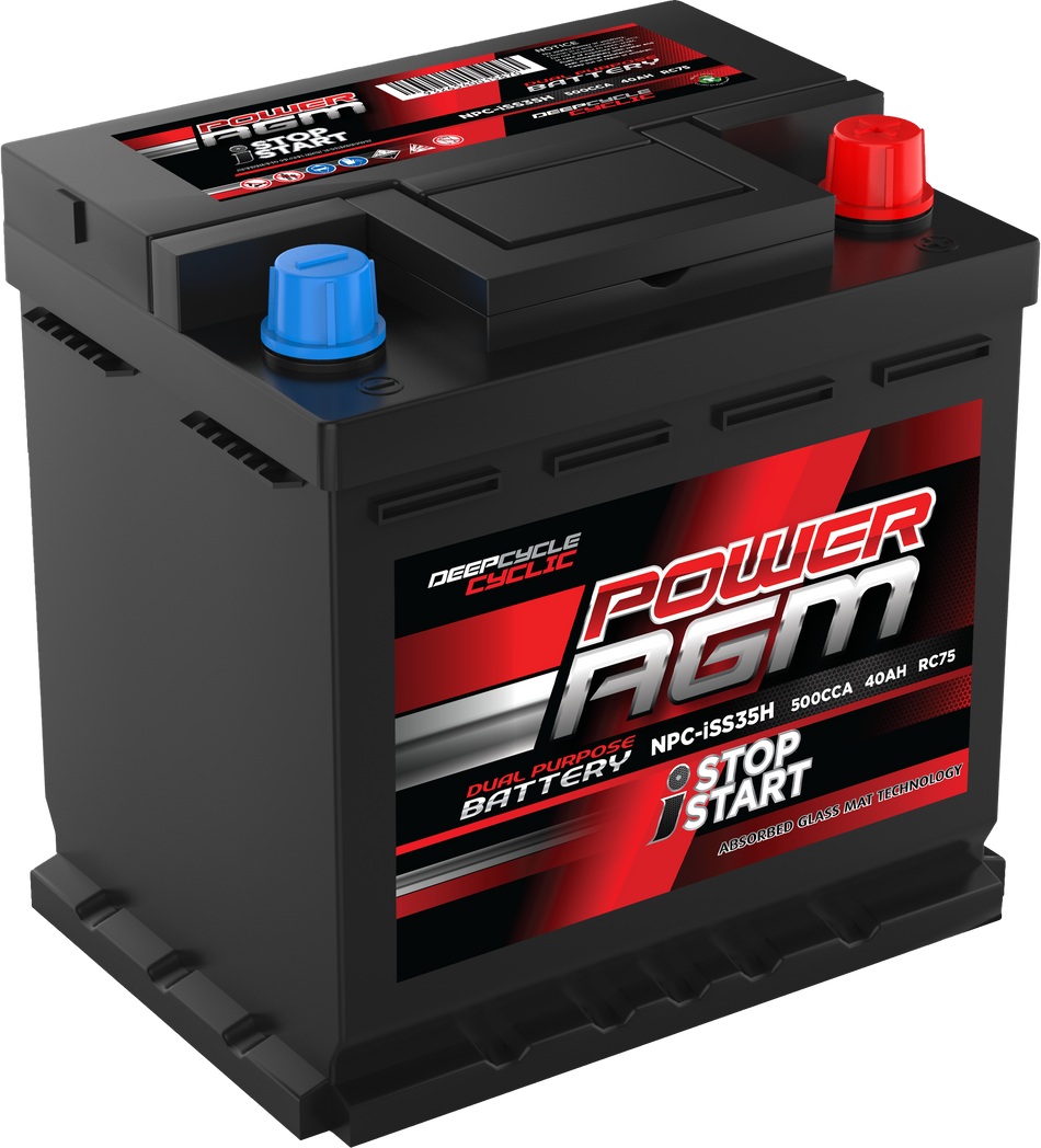 NPCISS35H AGM IDEL STOP START SERIES BATTERY