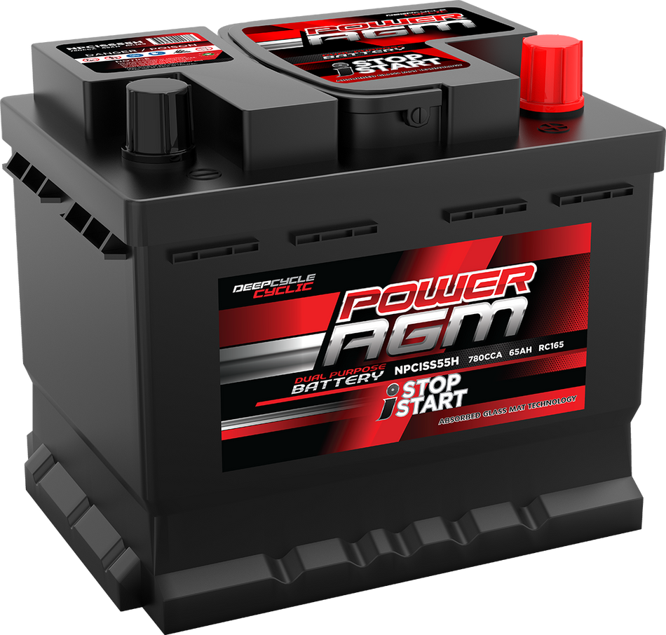 NPCISS55H AGM IDEL STOP START SERIES BATTERY
