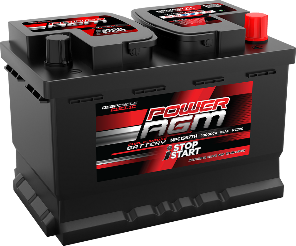 NPCISS77H AGM IDEL STOP START SERIES BATTERY