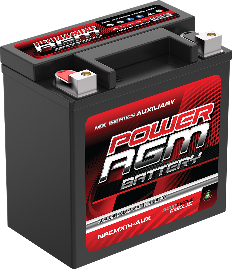 NPCMX14-AUX POWER AGM MX SERIES AUXILIARY BATTERY
