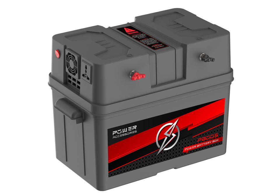POWER ACCESSORIES, LARGE POWERED BATTERY BOX  (350X180X200)